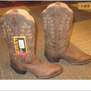 ARIAT Western Leather Cowgirl Boots